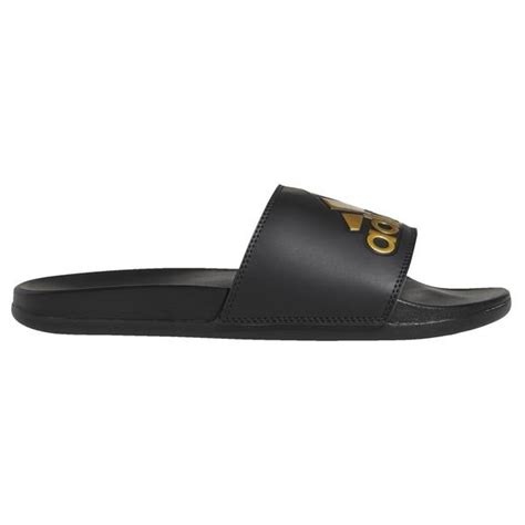 adidas slippers goud zwart|adidas sandalen nl.